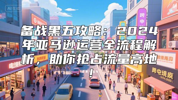备战黑五攻略：2024年亚马逊运营全流程解析，助你抢占流量高地！