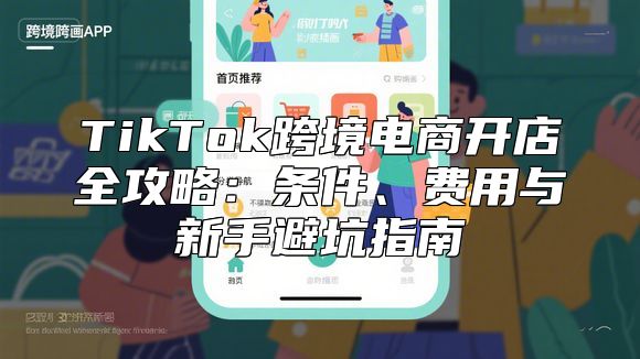 TikTok跨境电商开店全攻略：条件、费用与新手避坑指南