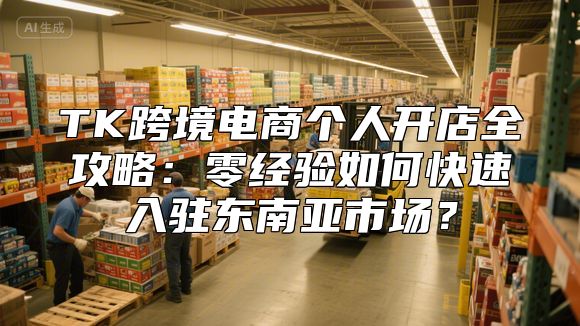 TK跨境电商个人开店全攻略：零经验如何快速入驻东南亚市场？