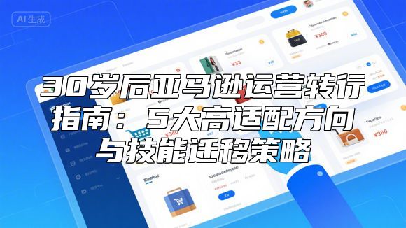 30岁后亚马逊运营转行指南：5大高适配方向与技能迁移策略
