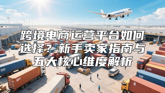 跨境电商运营平台如何选择？新手卖家指南与五大核心维度解析