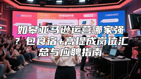 如皋亚马逊运营哪家强？包食宿+高提成岗位汇总与应聘指南