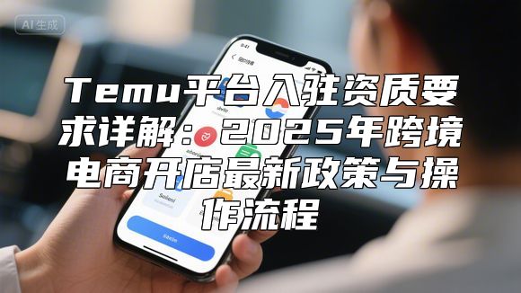 Temu平台入驻资质要求详解：2025年跨境电商开店最新政策与操作流程