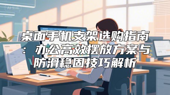 桌面手机支架选购指南：办公高效摆放方案与防滑稳固技巧解析