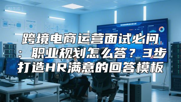 跨境电商运营面试必问：职业规划怎么答？3步打造HR满意的回答模板