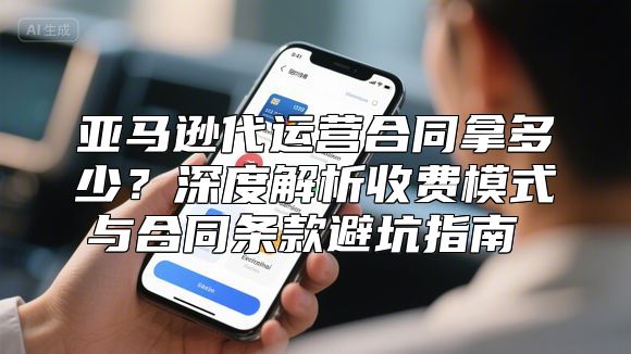 亚马逊代运营合同拿多少？深度解析收费模式与合同条款避坑指南​​