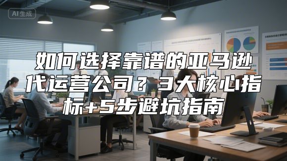 如何选择靠谱的亚马逊代运营公司？3大核心指标+5步避坑指南