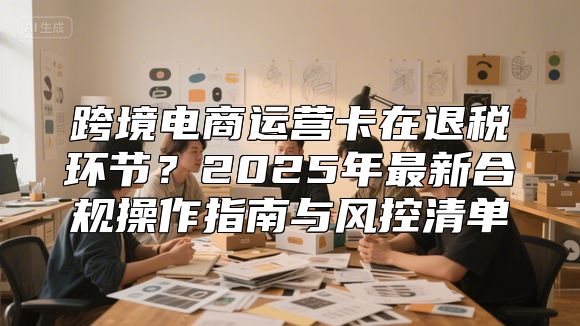 跨境电商运营卡在退税环节？2025年最新合规操作指南与风控清单