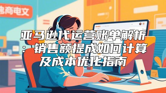 亚马逊代运营账单解析：销售额提成如何计算及成本优化指南