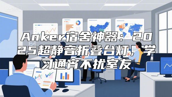 Anker宿舍神器：2025超静音折叠台灯，学习通宵不扰室友