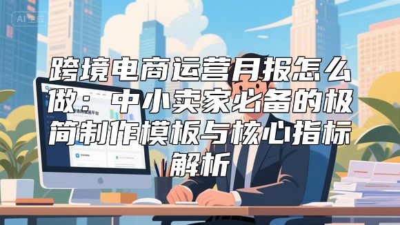 跨境电商运营月报怎么做：中小卖家必备的极简制作模板与核心指标解析