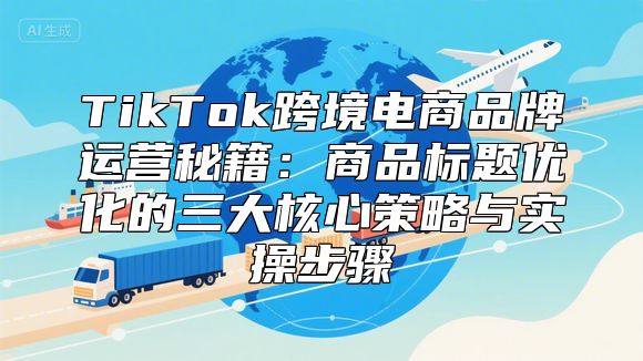 TikTok跨境电商品牌运营秘籍：商品标题优化的三大核心策略与实操步骤
