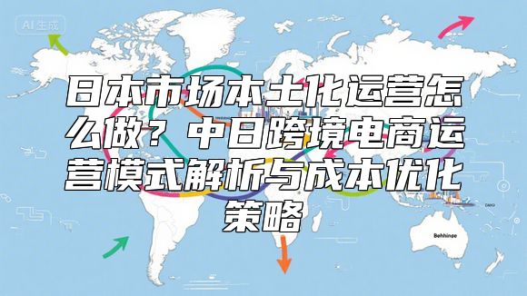 日本市场本土化运营怎么做？中日跨境电商运营模式解析与成本优化策略