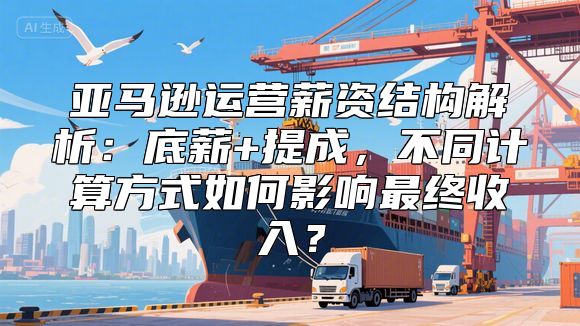 亚马逊运营薪资结构解析：底薪+提成，不同计算方式如何影响最终收入？