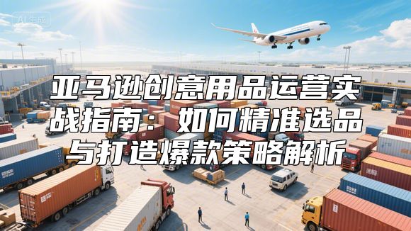 亚马逊创意用品运营实战指南：如何精准选品与打造爆款策略解析