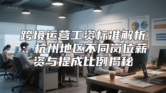 跨境运营工资标准解析：杭州地区不同岗位薪资与提成比例揭秘