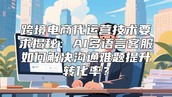 跨境电商代运营技术要求揭秘：AI多语言客服如何解决沟通难题提升转化率？