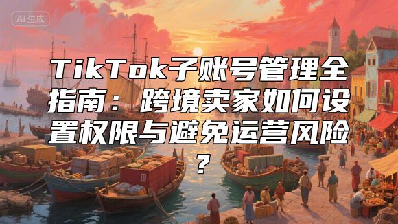 TikTok子账号管理全指南：跨境卖家如何设置权限与避免运营风险？