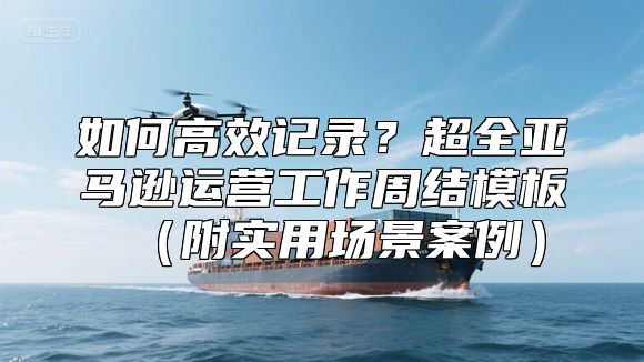如何高效记录？超全亚马逊运营工作周结模板（附实用场景案例）