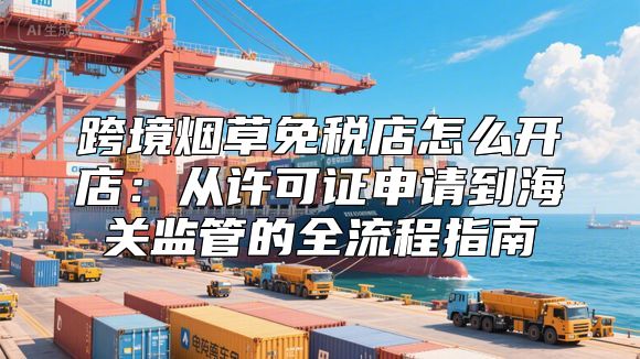 跨境烟草免税店怎么开店：从许可证申请到海关监管的全流程指南