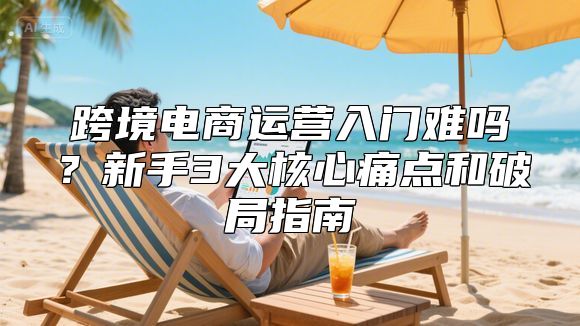 跨境电商运营入门难吗？新手3大核心痛点和破局指南