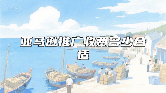 亚马逊推广收费多少合适