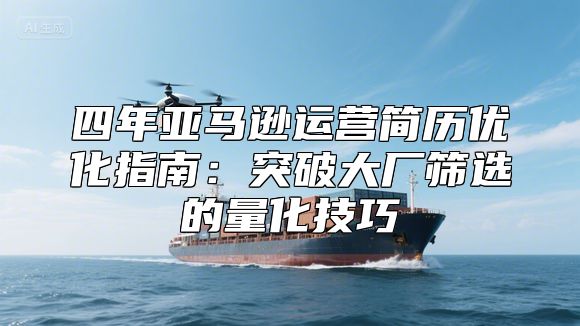 四年亚马逊运营简历优化指南：突破大厂筛选的量化技巧