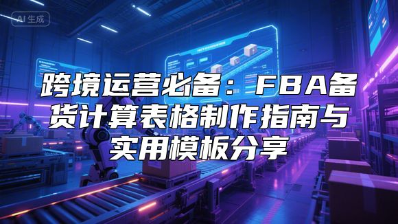 跨境运营必备：FBA备货计算表格制作指南与实用模板分享