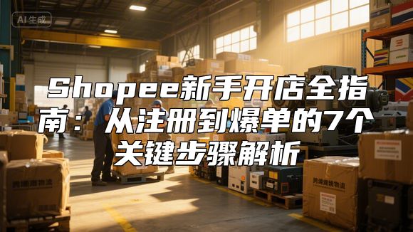 Shopee新手开店全指南：从注册到爆单的7个关键步骤解析