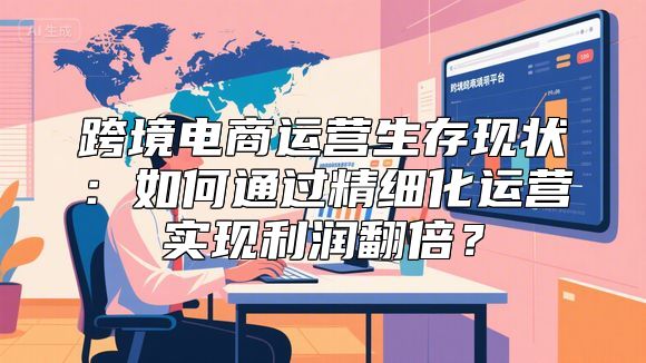 跨境电商运营生存现状：如何通过精细化运营实现利润翻倍？