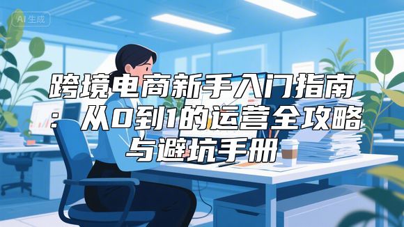 跨境电商新手入门指南：从0到1的运营全攻略与避坑手册