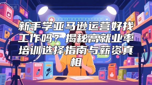 新手学亚马逊运营好找工作吗？揭秘高就业率培训选择指南与薪资真相