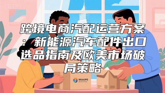 跨境电商汽配运营方案：新能源汽车配件出口选品指南及欧美市场破局策略