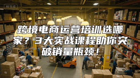 跨境电商运营培训选哪家？3大实战课程助你突破销量瓶颈！