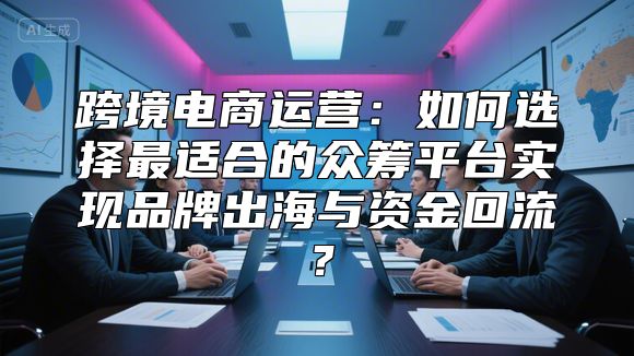 跨境电商运营：如何选择最适合的众筹平台实现品牌出海与资金回流？