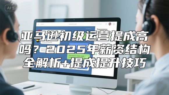 亚马逊初级运营提成高吗？2025年薪资结构全解析+提成提升技巧