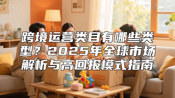 跨境运营类目有哪些类型？2025年全球市场解析与高回报模式指南