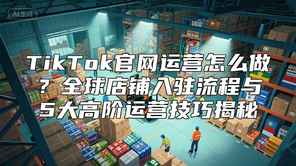 TikTok官网运营怎么做？全球店铺入驻流程与5大高阶运营技巧揭秘