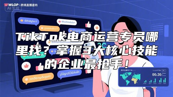 TikTok电商运营专员哪里找？掌握3大核心技能的企业最抢手！