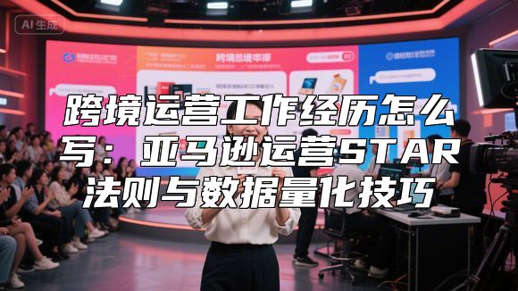 跨境运营工作经历怎么写：亚马逊运营STAR法则与数据量化技巧