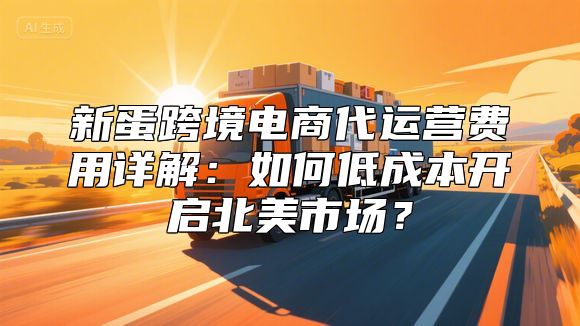 新蛋跨境电商代运营费用详解：如何低成本开启北美市场？