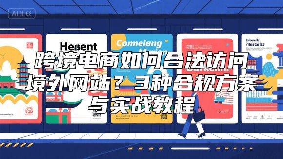 跨境电商如何合法访问境外网站？3种合规方案与实战教程