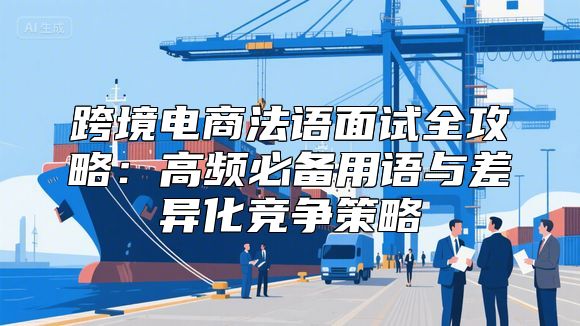 跨境电商法语面试全攻略：高频必备用语与差异化竞争策略