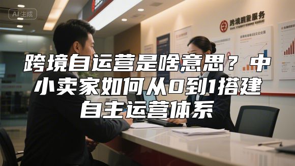 跨境自运营是啥意思？中小卖家如何从0到1搭建自主运营体系