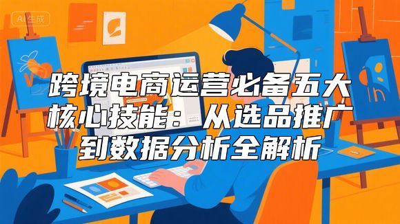 跨境电商运营必备五大核心技能：从选品推广到数据分析全解析