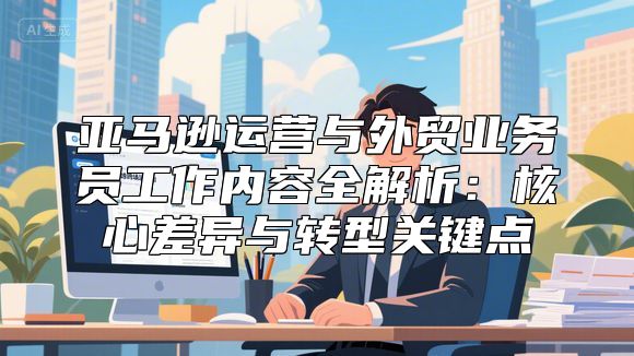 亚马逊运营与外贸业务员工作内容全解析：核心差异与转型关键点