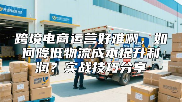 跨境电商运营好难啊，如何降低物流成本提升利润？实战技巧分享