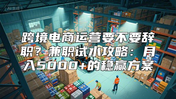 跨境电商运营要不要辞职？兼职试水攻略：月入5000+的稳赢方案