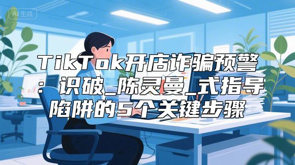 TikTok开店诈骗预警：识破_陈灵曼_式指导陷阱的5个关键步骤