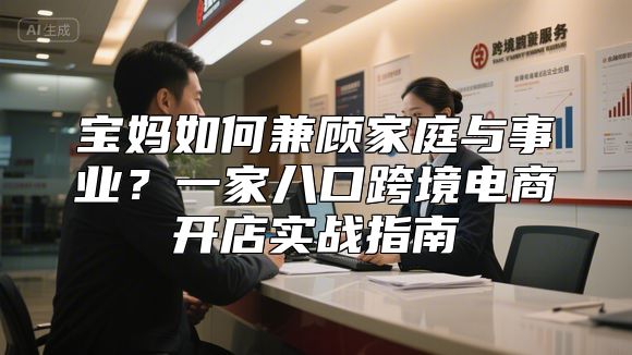 宝妈如何兼顾家庭与事业？一家八口跨境电商开店实战指南